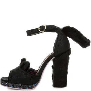 Kitty Paws Black High Heel Black
