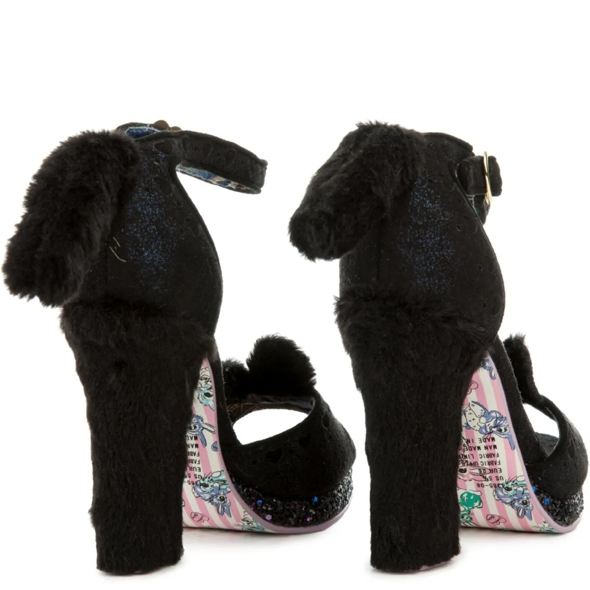 Kitty Paws Black High Heel Black