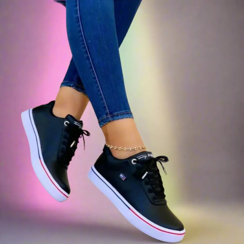 Lace Up Sneakers For Females