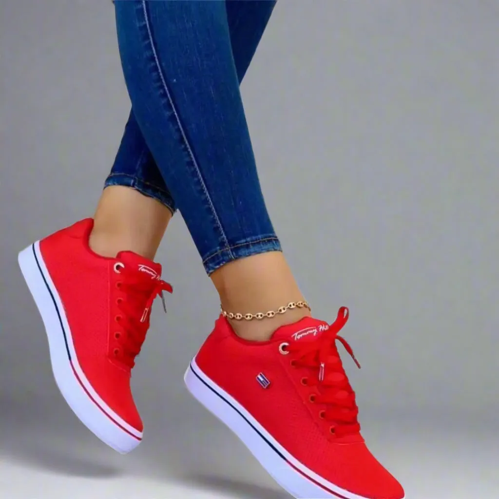 Lace Up Sneakers For Females