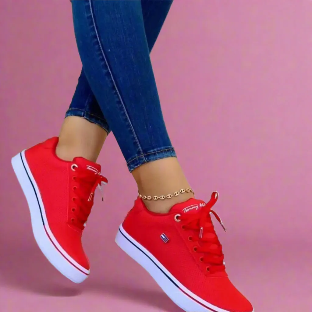 Lace Up Sneakers For Females