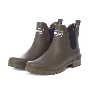 LADIES BARBOUR WILTON WELLINGTONS - OLIVE