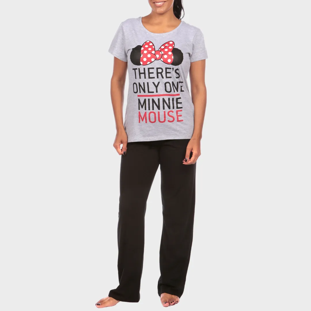 Ladies Minnie Mouse Pajamas