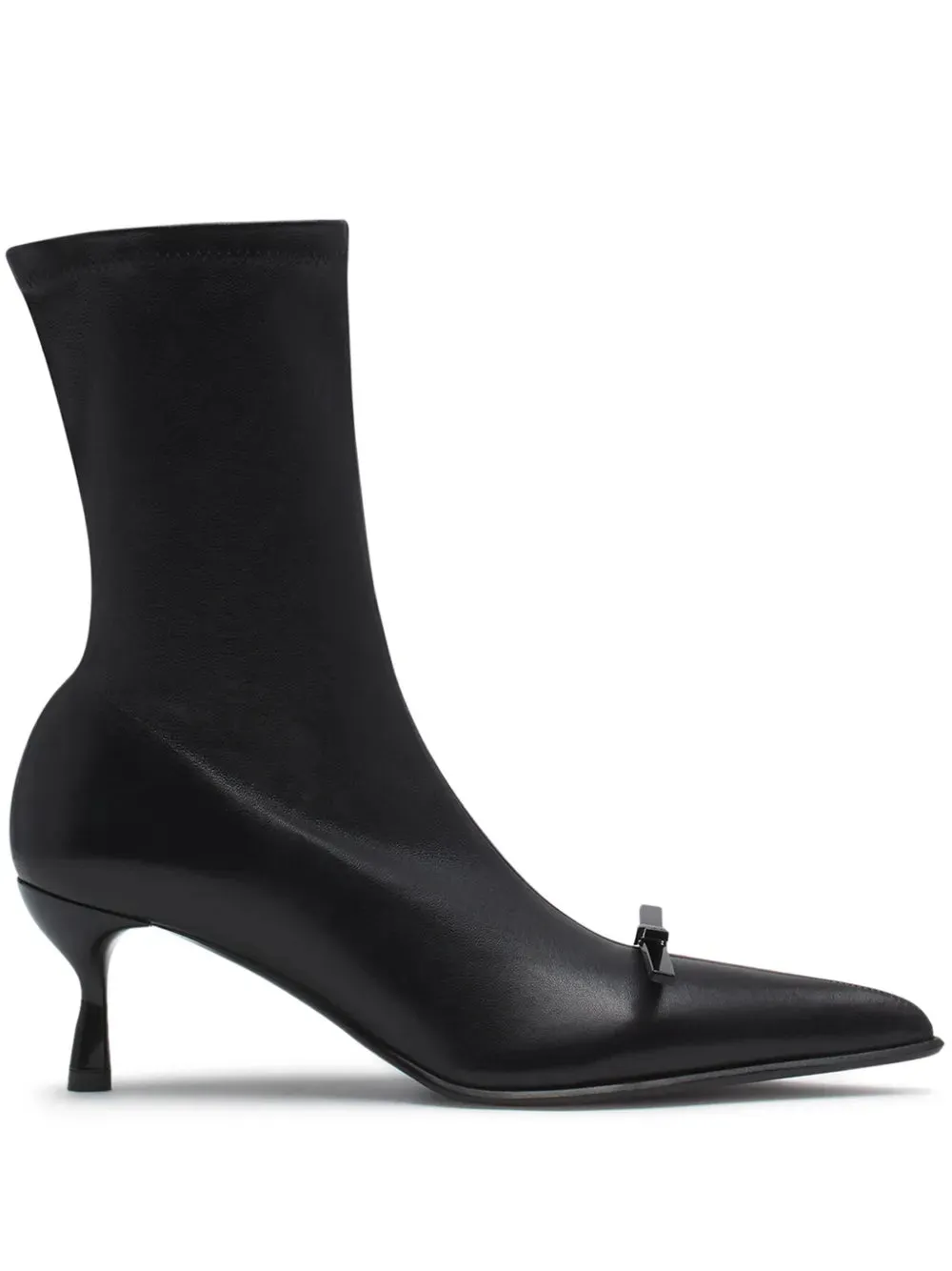 Lanvin bow-detail leather ankle boots