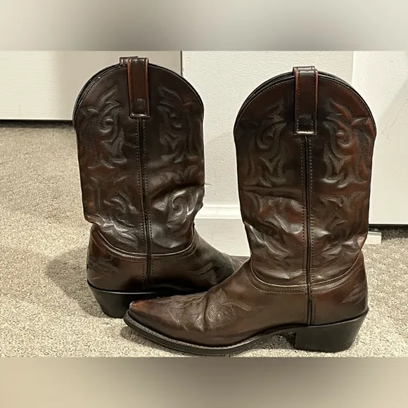 Laredo Men's Hawk Leather Cowboy Boots 6862 Size 9 D
