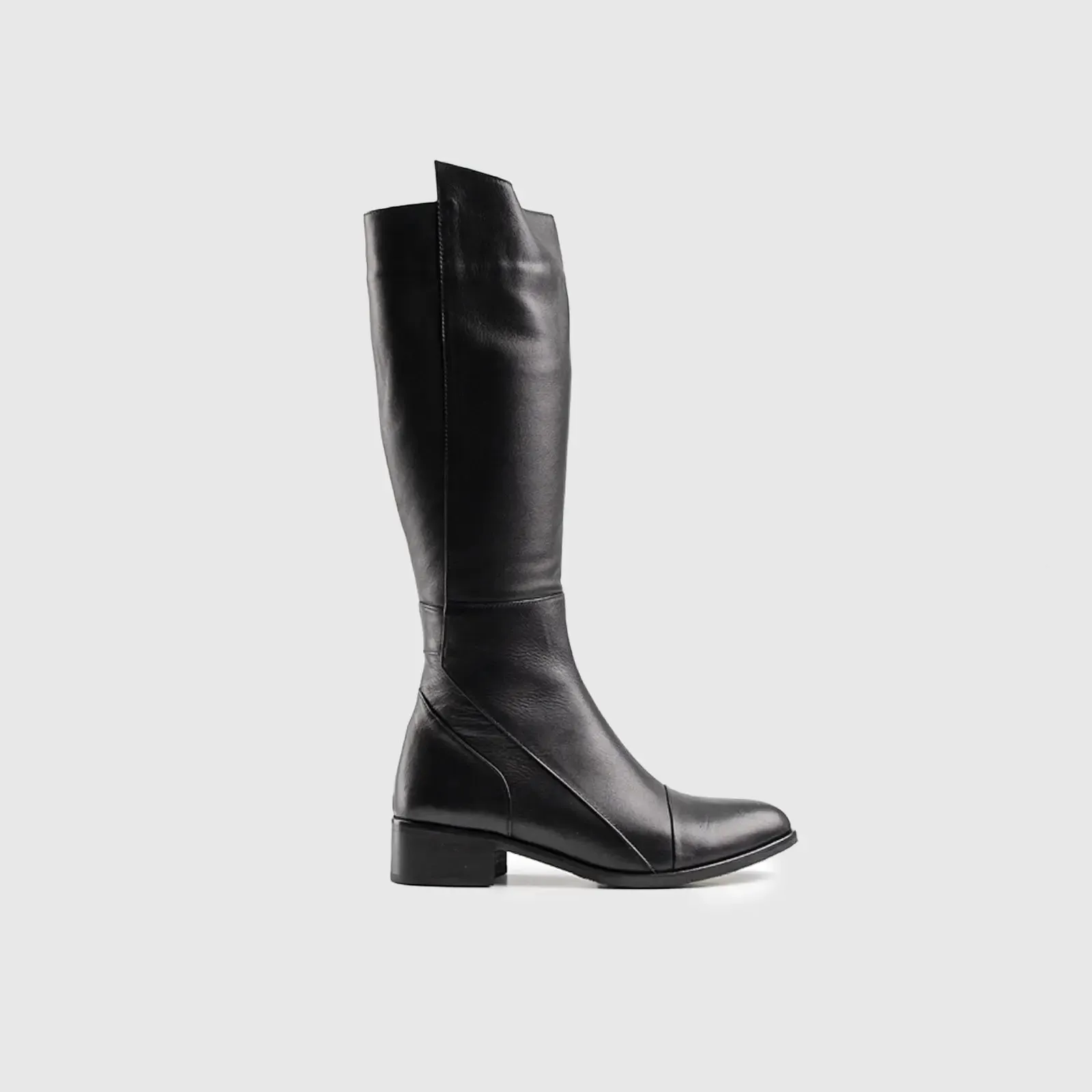Leather Boots Black 11099
