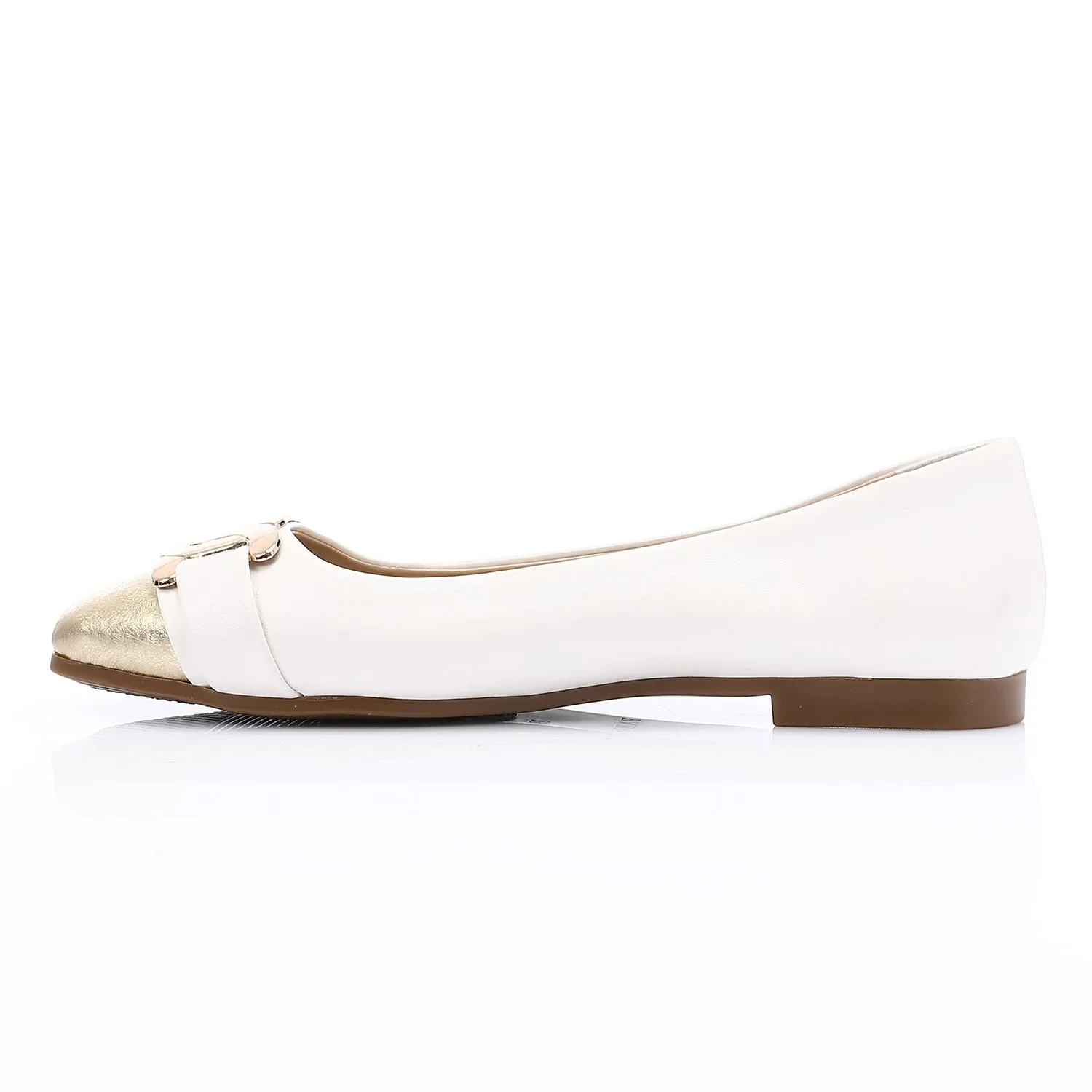 Leather Soft Casual Shoes- White