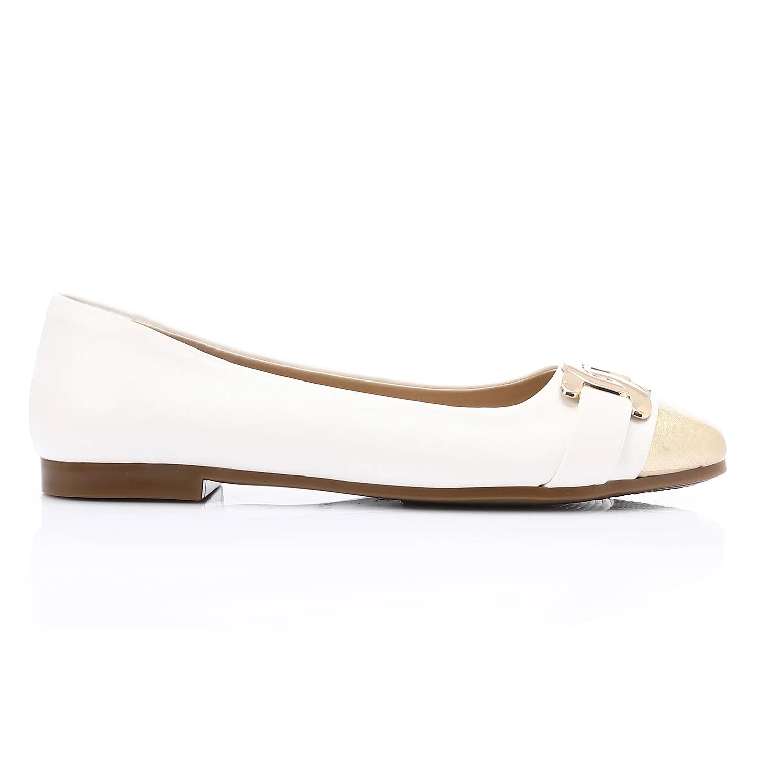 Leather Soft Casual Shoes- White
