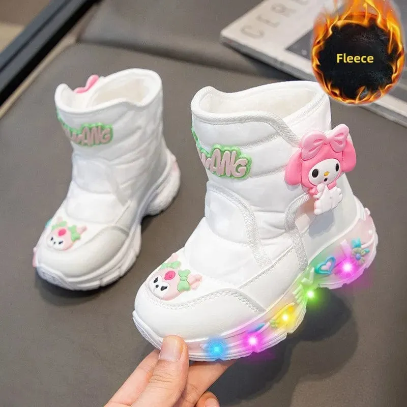 LED Light-Up Kids Snow Boots