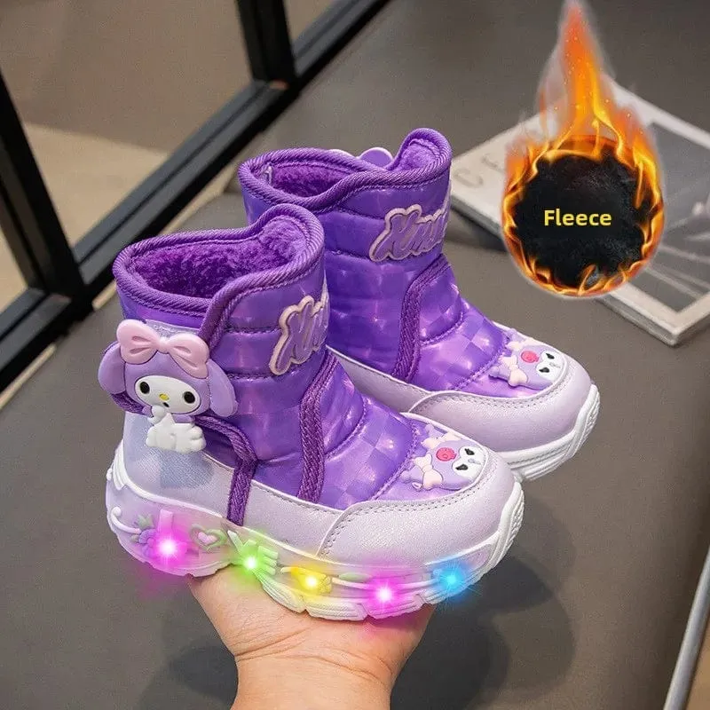 LED Light-Up Kids Snow Boots