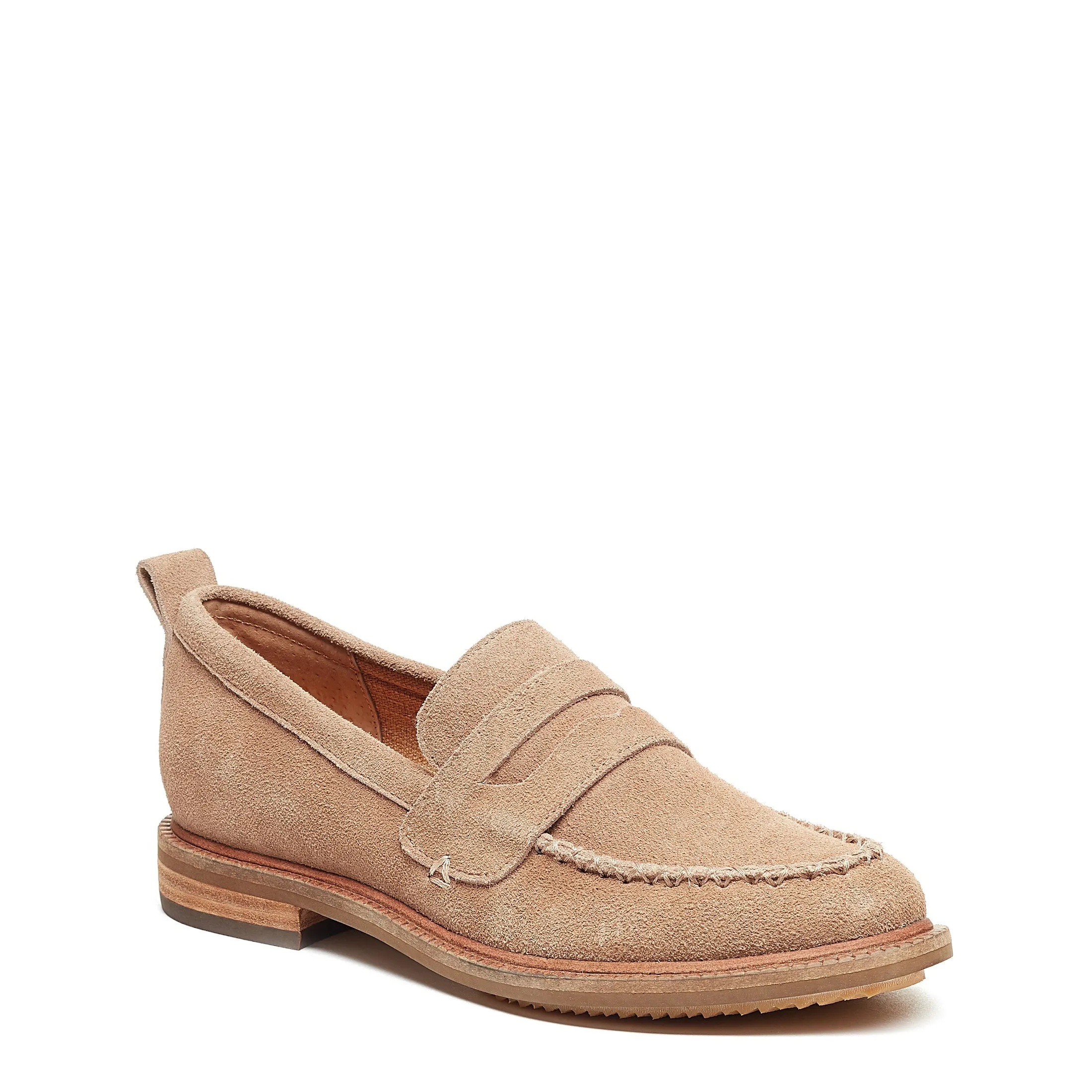 Lens Almond Suede Loafer