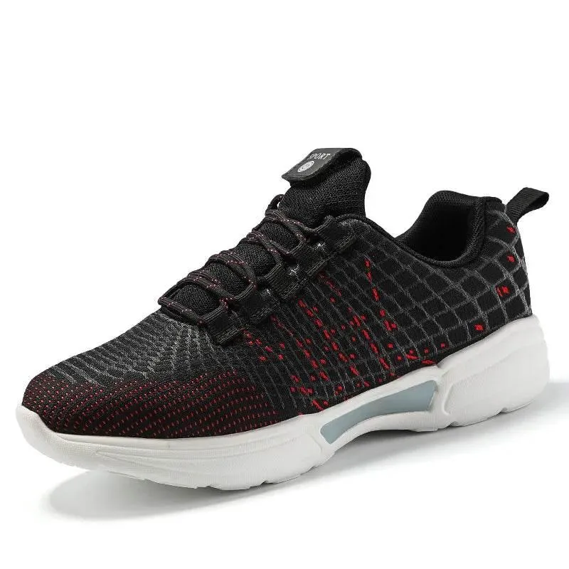 Light-Up Fiber Optic Sneakers - Comfortable Rechargeable Shoes