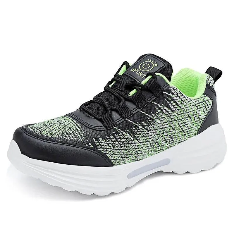 Light-Up Fiber Optic Sneakers - Comfortable Rechargeable Shoes