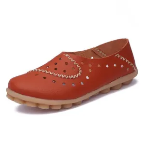 Loafers Women Flat Shoes Leather Ballerina Espadrilles Soft Ballet Flats Slip shoes
