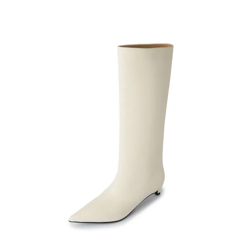 Loose Thin And Comfortable Kitten Heel Fashion Boots
