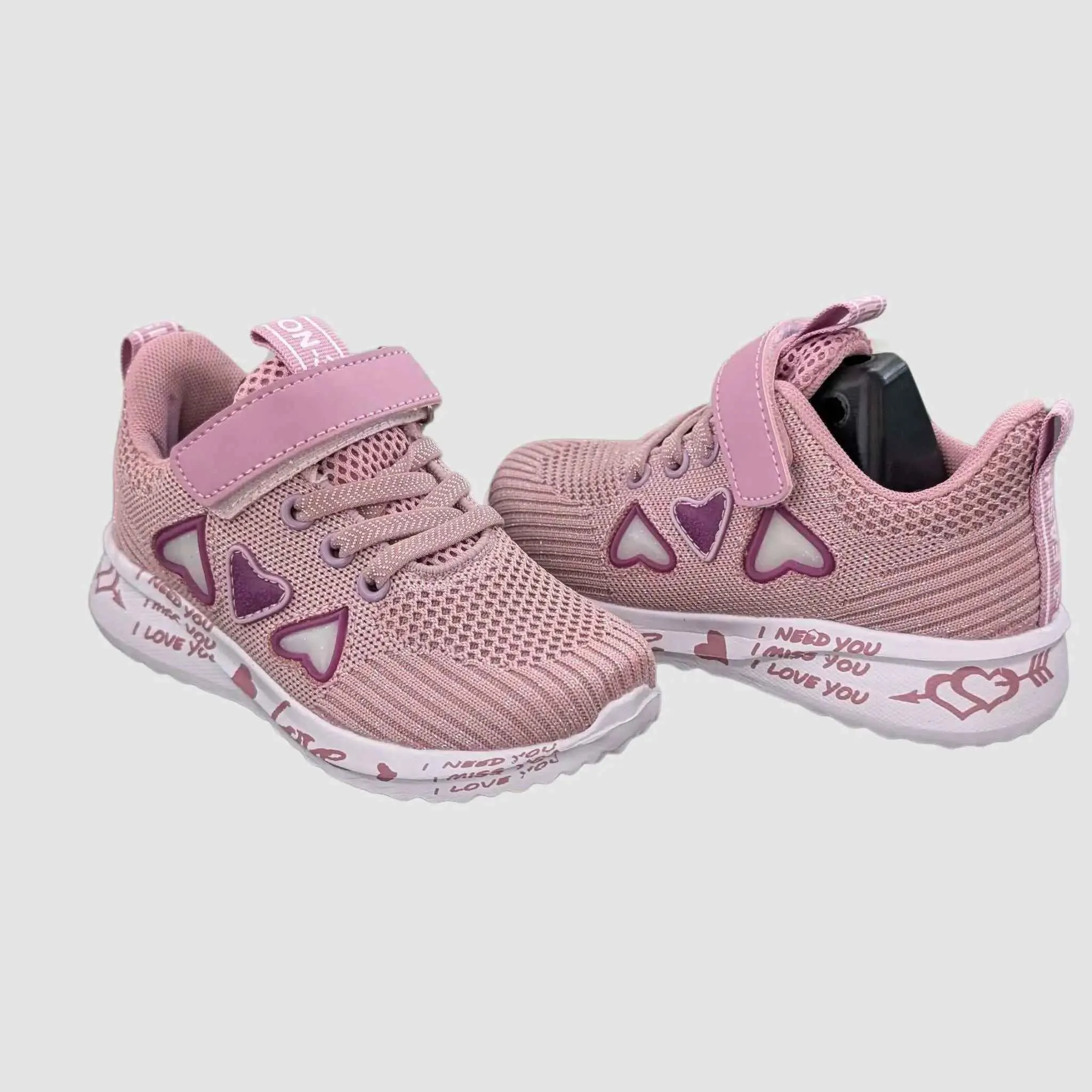 Love Heart Easy Strap Sneakers