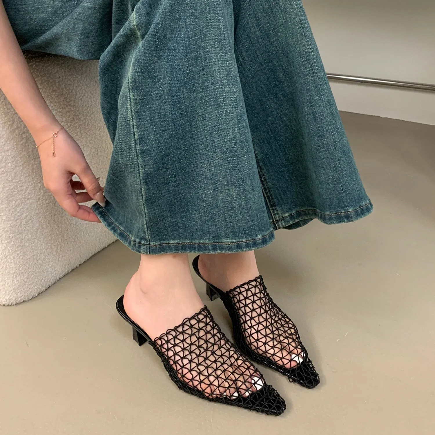 Marina Weave Heels