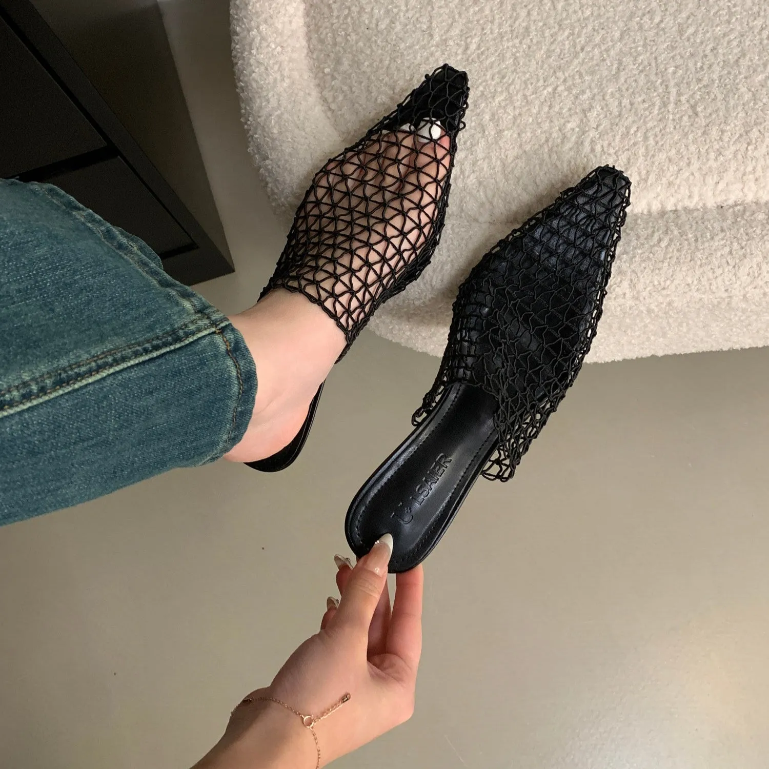 Marina Weave Heels
