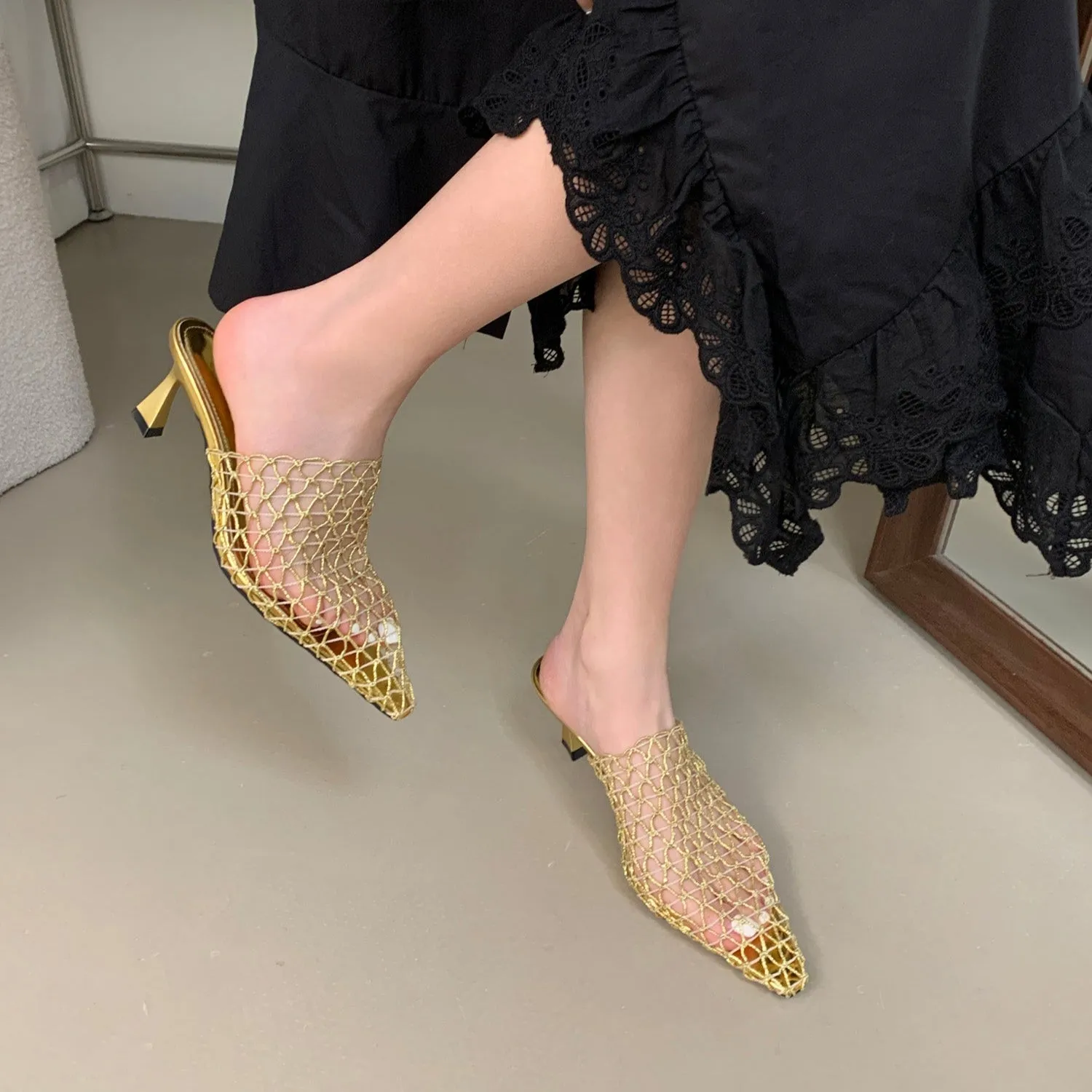 Marina Weave Heels