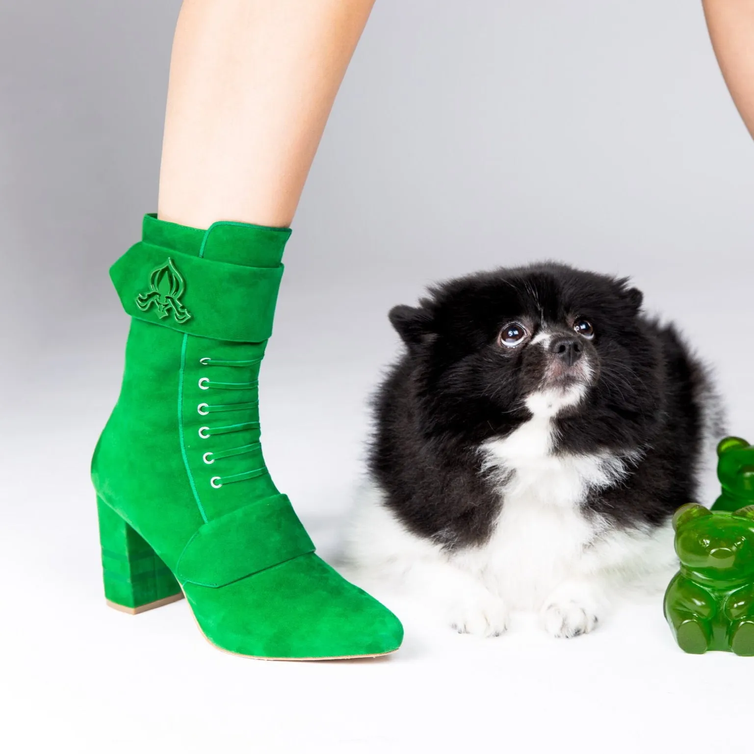 Marta • Green Suede