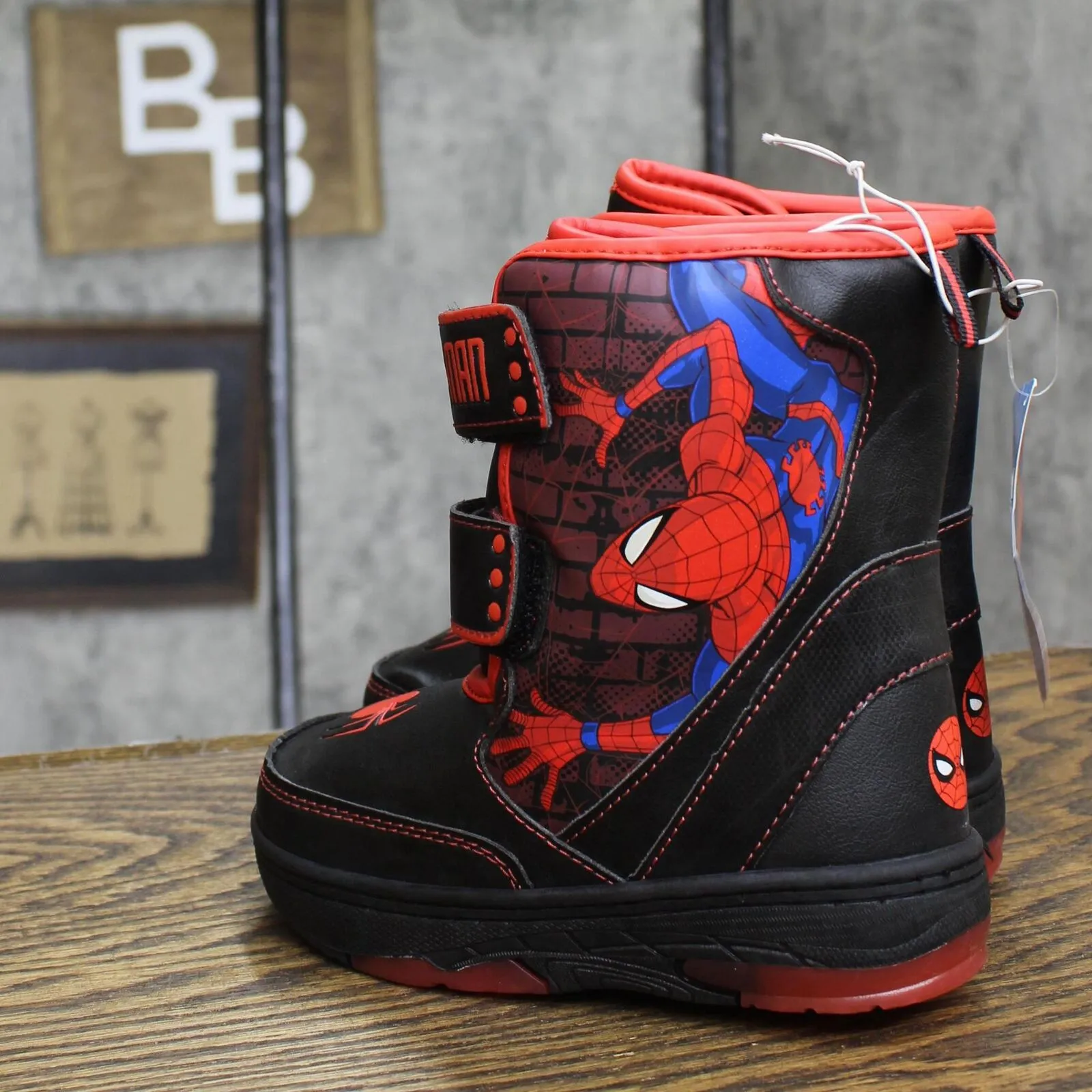 Marvel Toddler Boys Spider-Man Winter Boots 88236663 Red / Black 10T