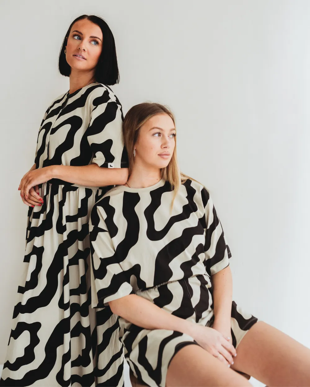 Matilda Whirl Print Dress
