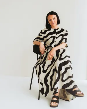Matilda Whirl Print Dress