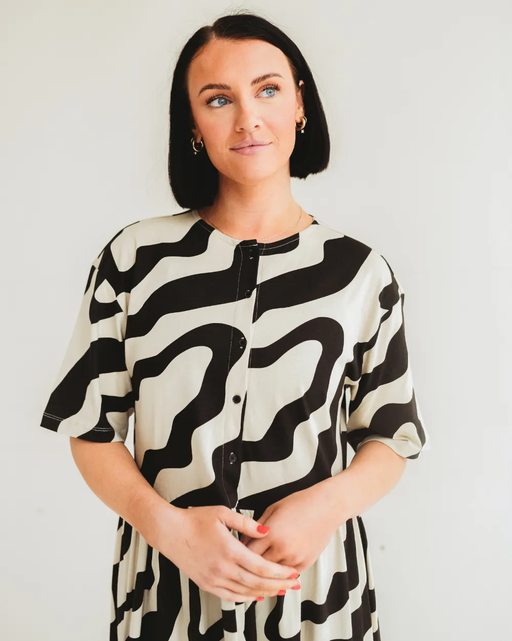 Matilda Whirl Print Dress