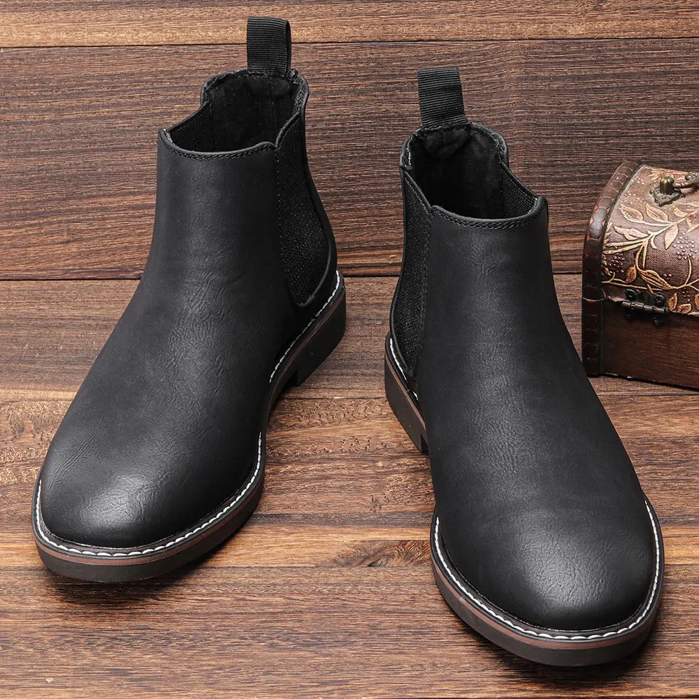 Men's Boots – Comfortable Leather-Look – Stylish and Durable Shoes for Every Occasion