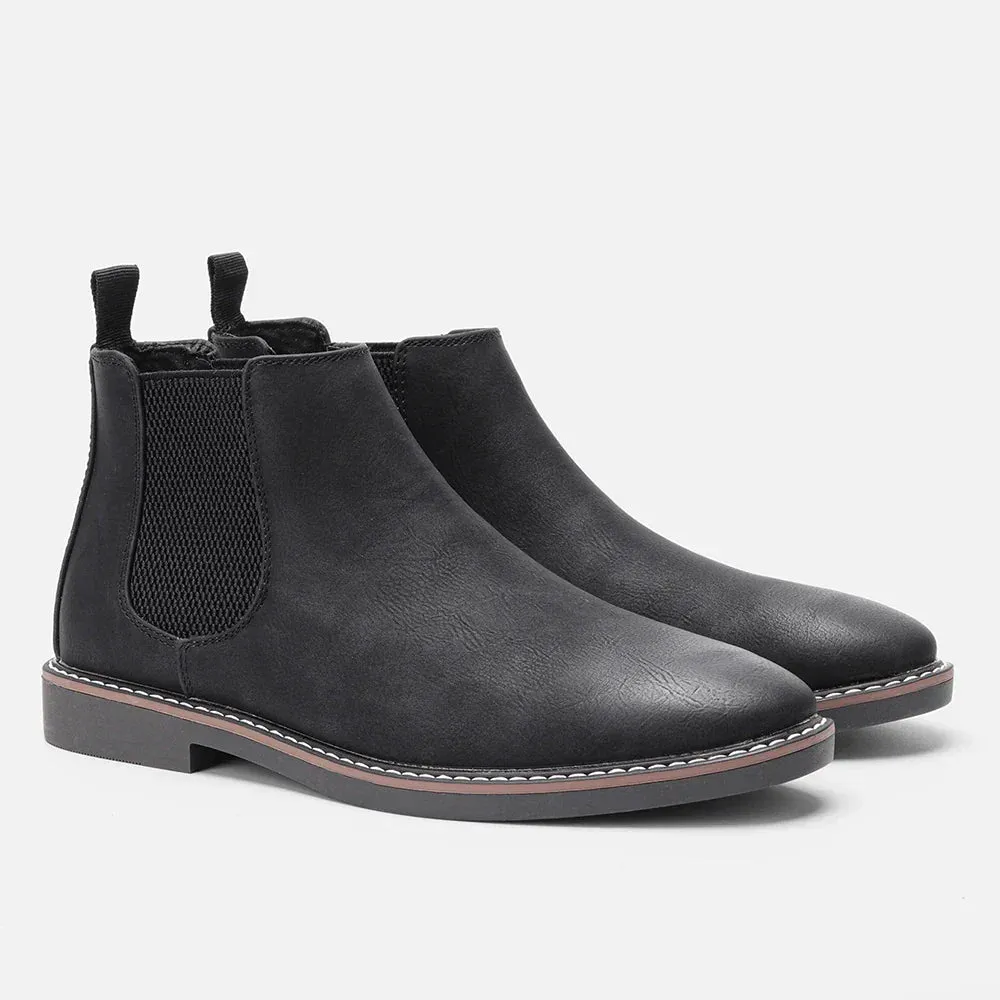 Men's Boots – Comfortable Leather-Look – Stylish and Durable Shoes for Every Occasion