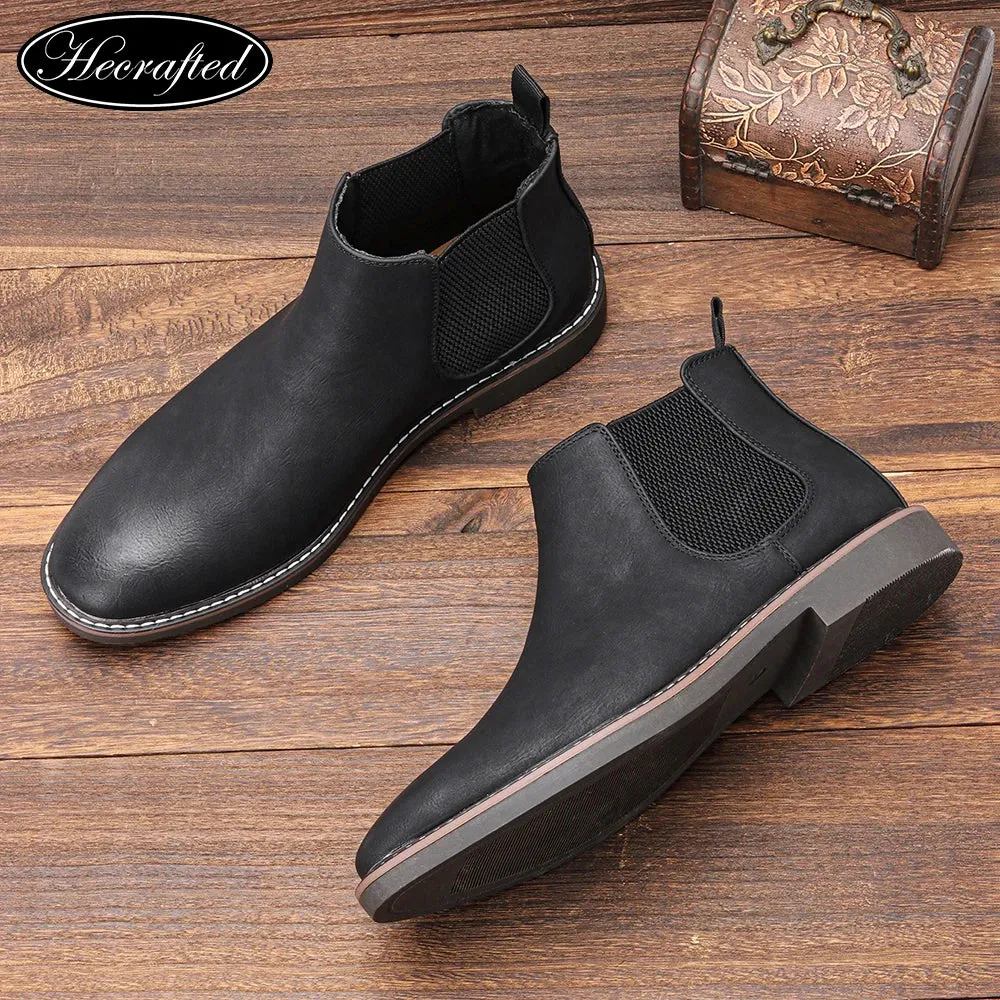 Men's Boots – Comfortable Leather-Look – Stylish and Durable Shoes for Every Occasion