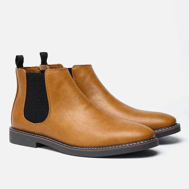Men's Boots – Comfortable Leather-Look – Stylish and Durable Shoes for Every Occasion