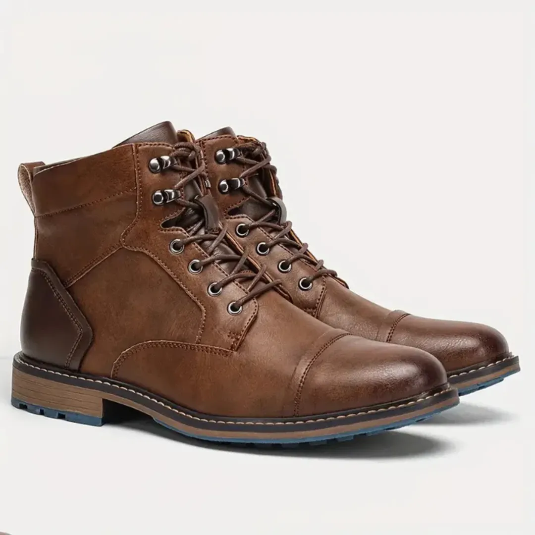 Men’s Classic Lace-Up Ankle Boots | Comfortable