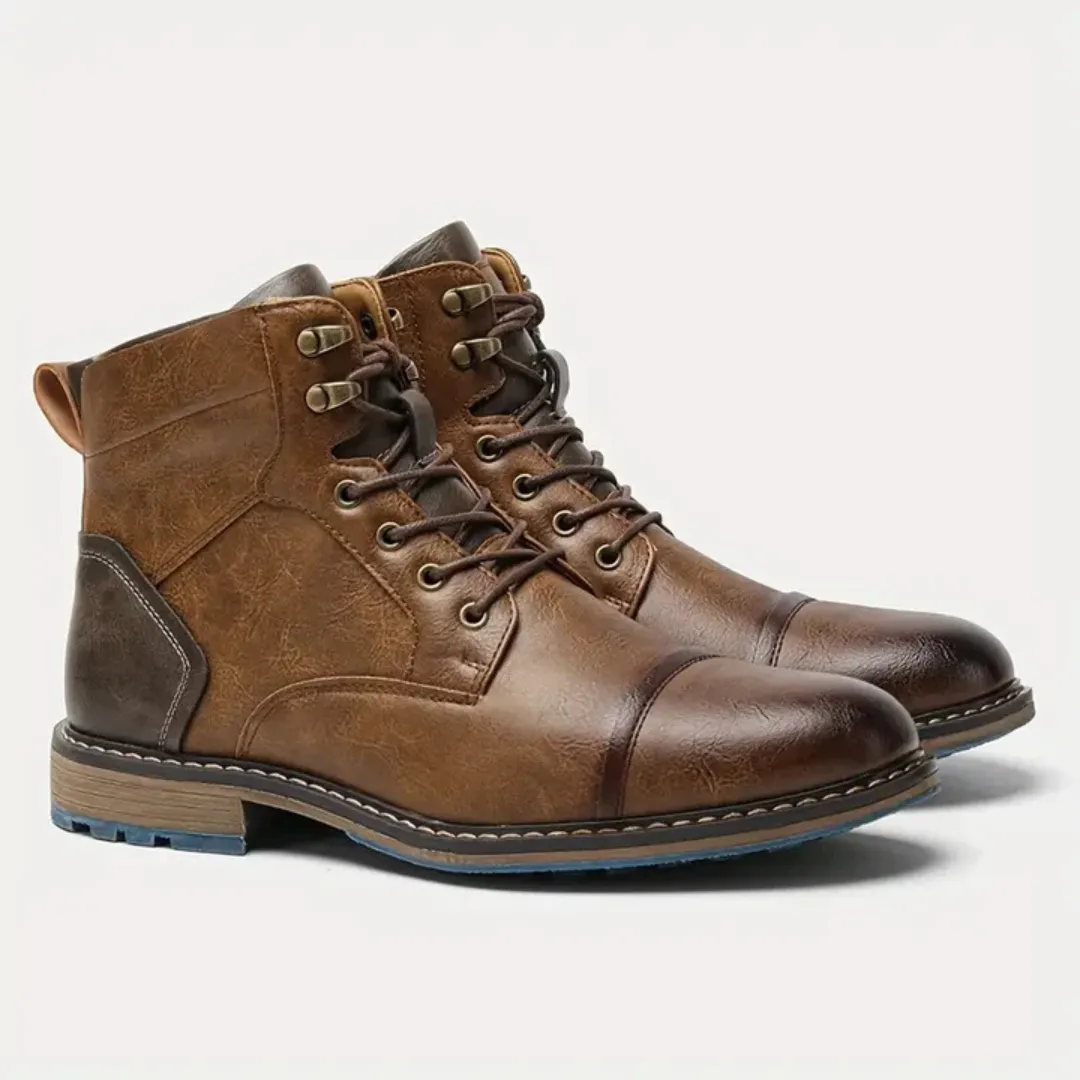 Men’s Classic Lace-Up Ankle Boots | Comfortable