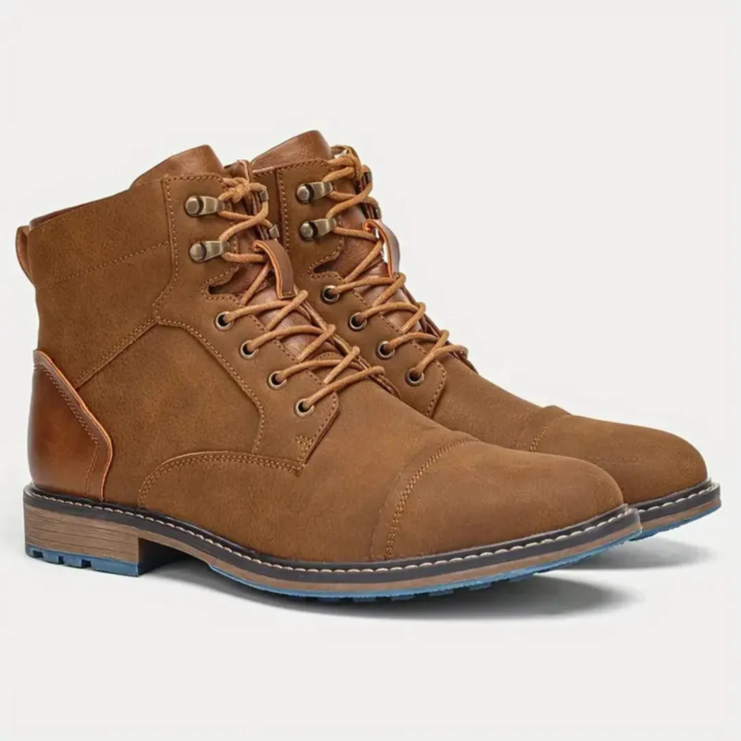 Men’s Classic Lace-Up Ankle Boots | Comfortable