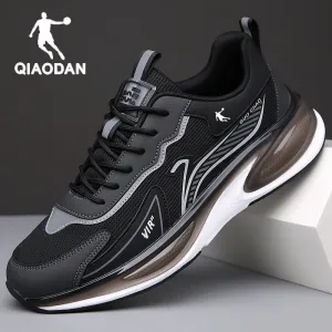 Men's Flying Woven Couple Cushioned Mesh Breathable Soft Sneakers