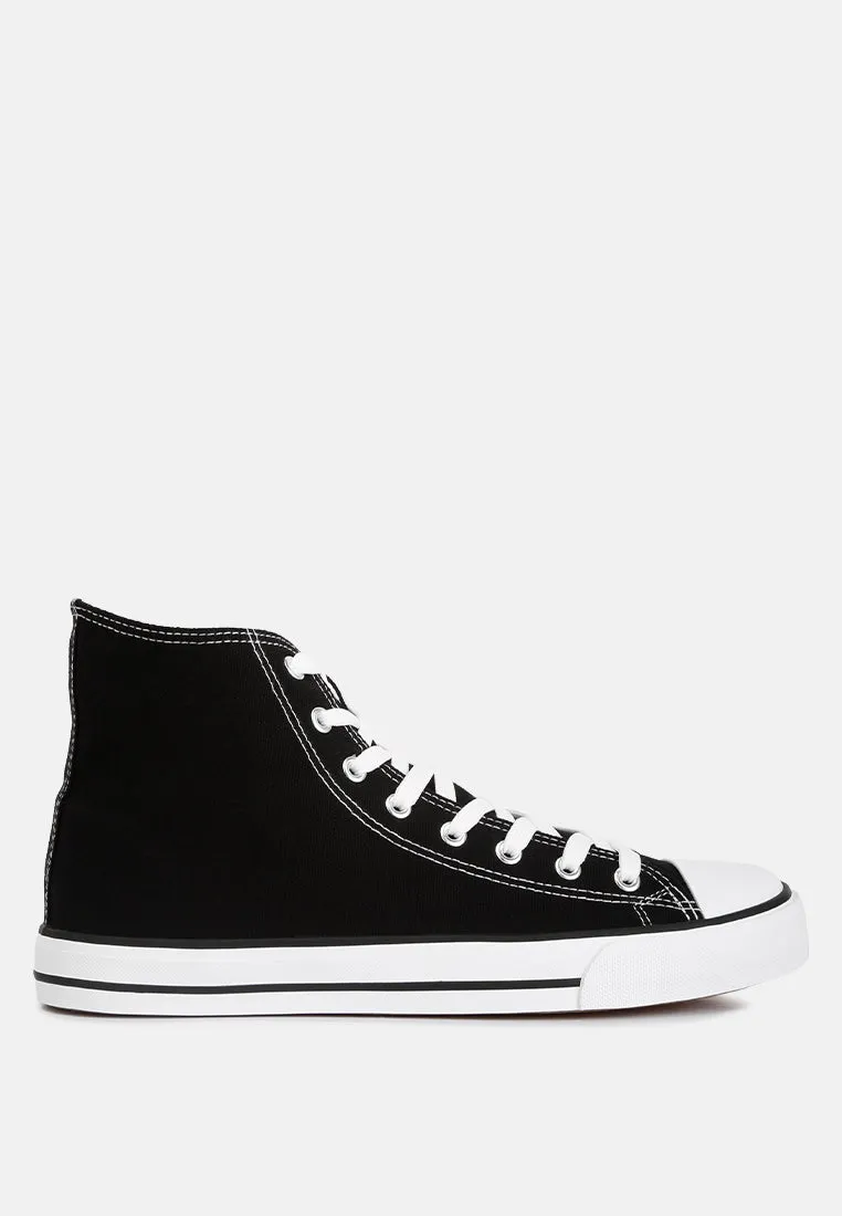 Men's High Ankle Canvas Sneakers