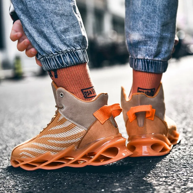 Men's Luxury Brand Running Shoes Comfortable Breathable Outdoor Sneakers