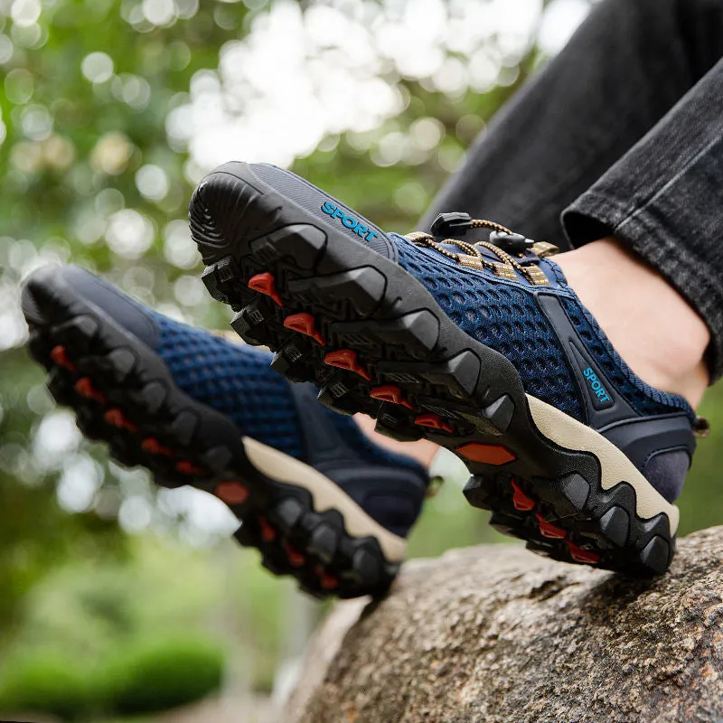 Men's Outdoor Breathable Wading Hollow Mesh Surface Sneakers
