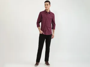 Mens Slim Fit Printed Shirt
