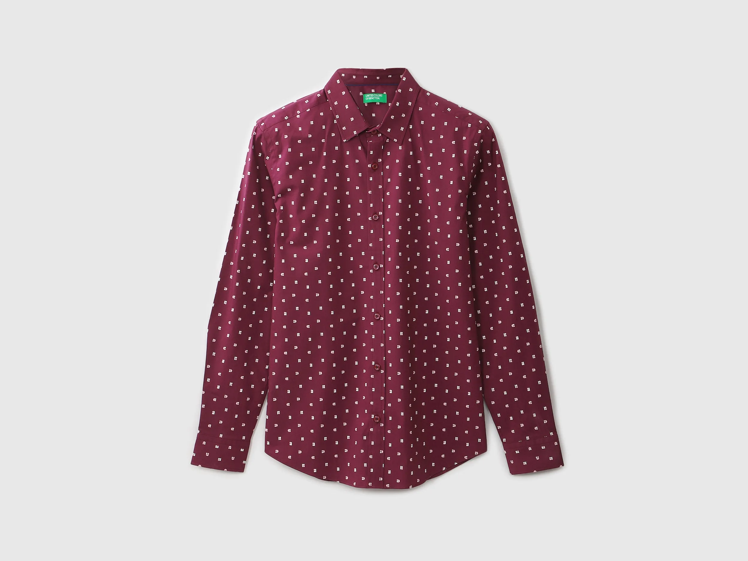 Mens Slim Fit Printed Shirt
