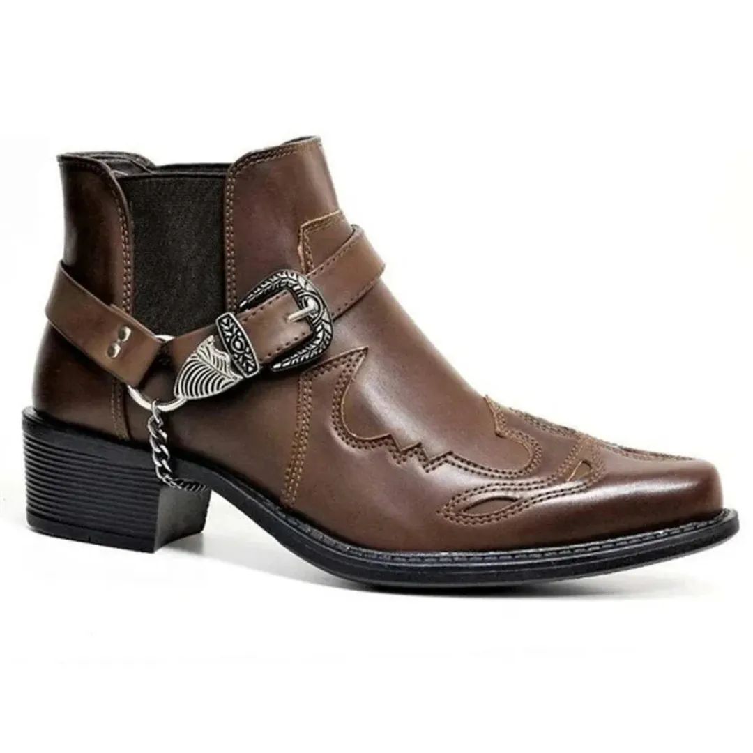 Men's Slip On Cowboy Boots | Heeled