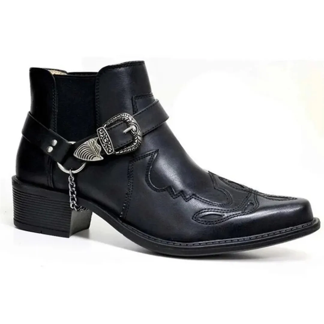 Men's Slip On Cowboy Boots | Heeled