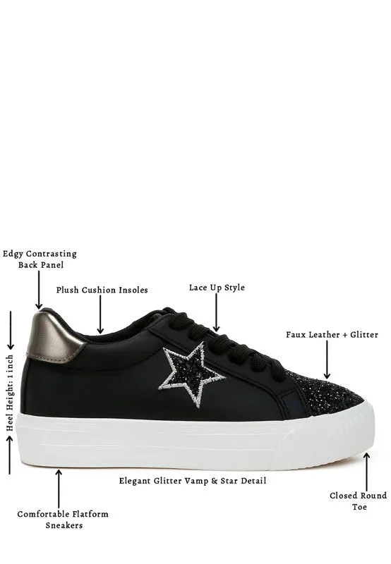 Merida Glitter Patch Chunky Sneakers