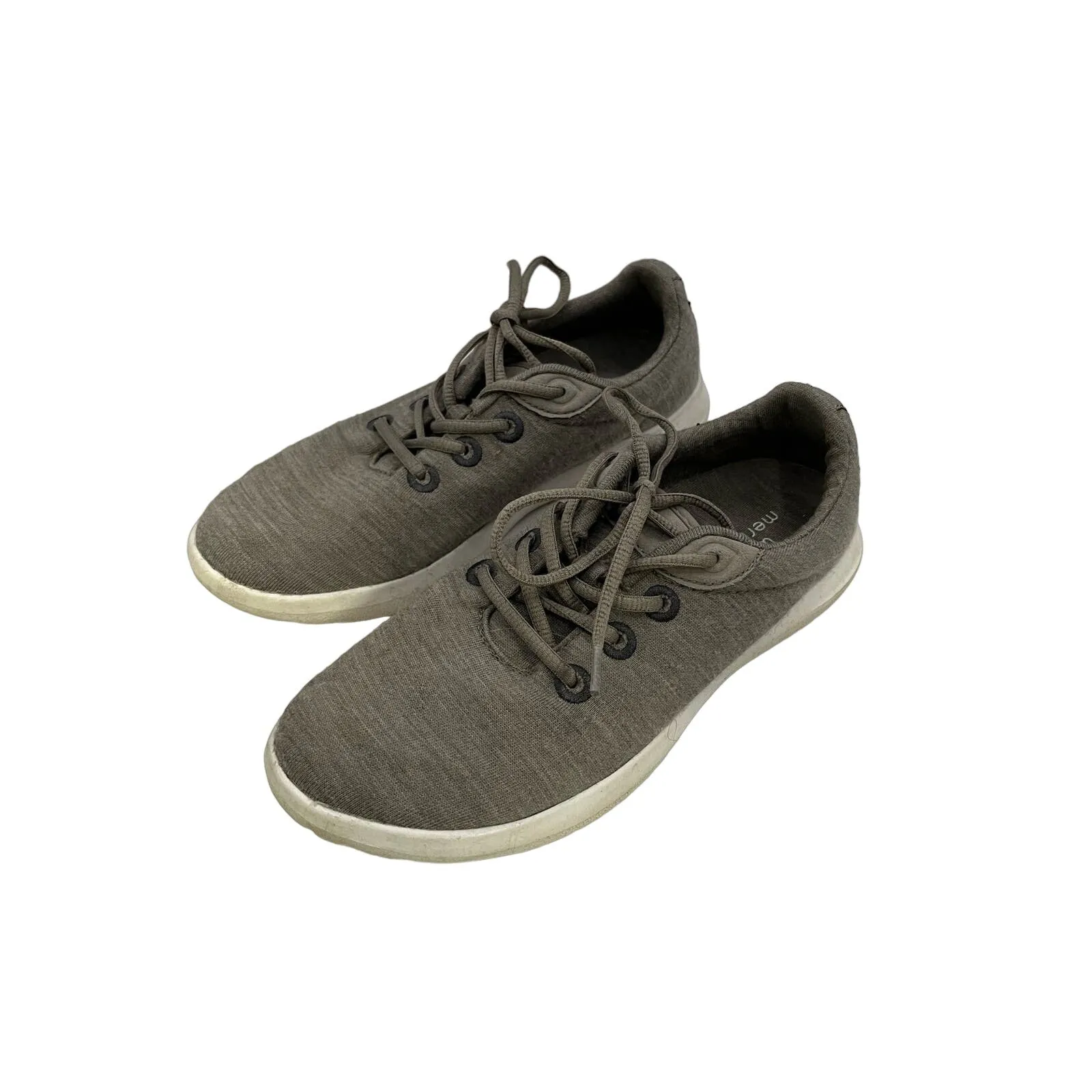 Merinos Gray Comfortable Lace Up Sneakers Sz 6