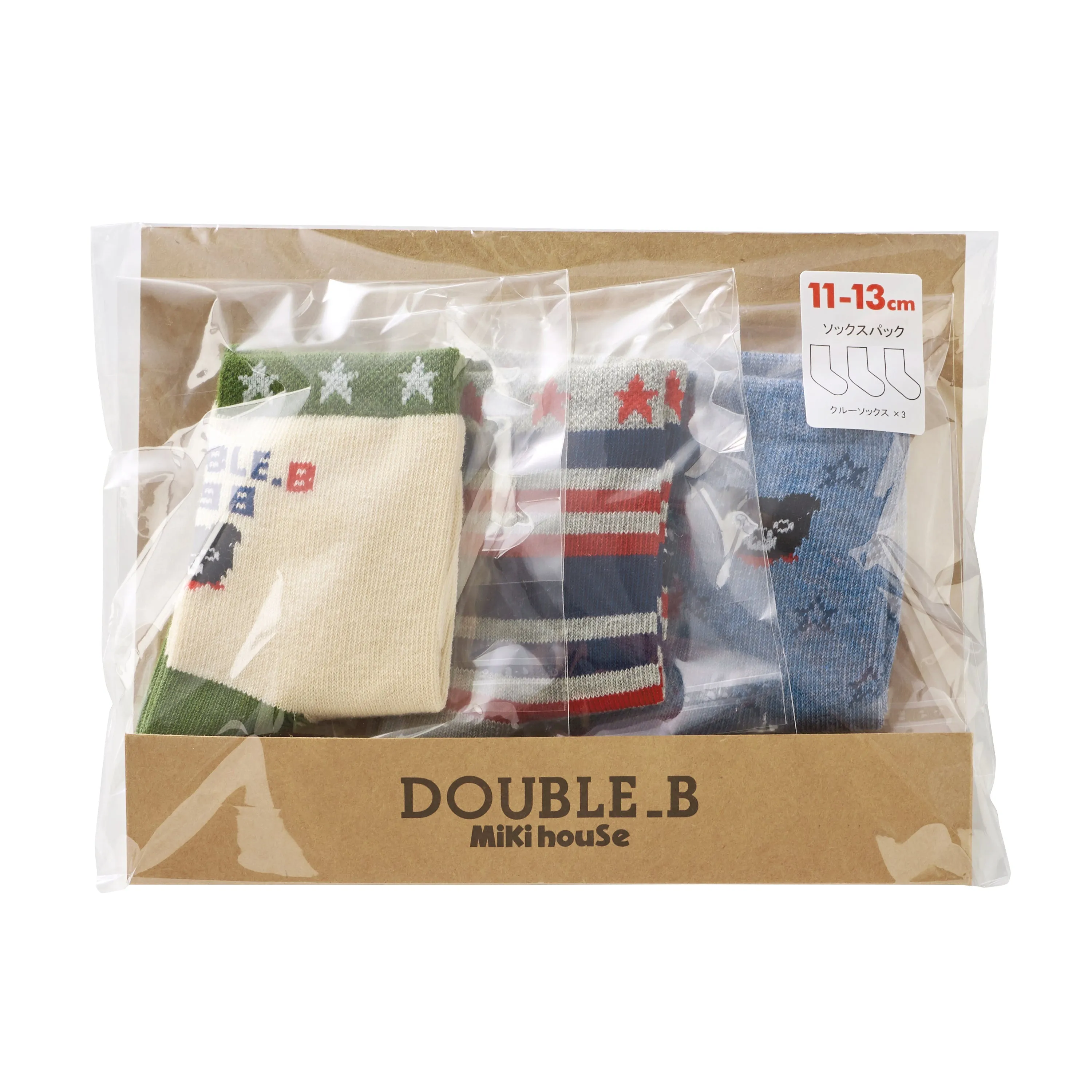 MIKIHOUSE DOUBLE_B SOCKS PACK