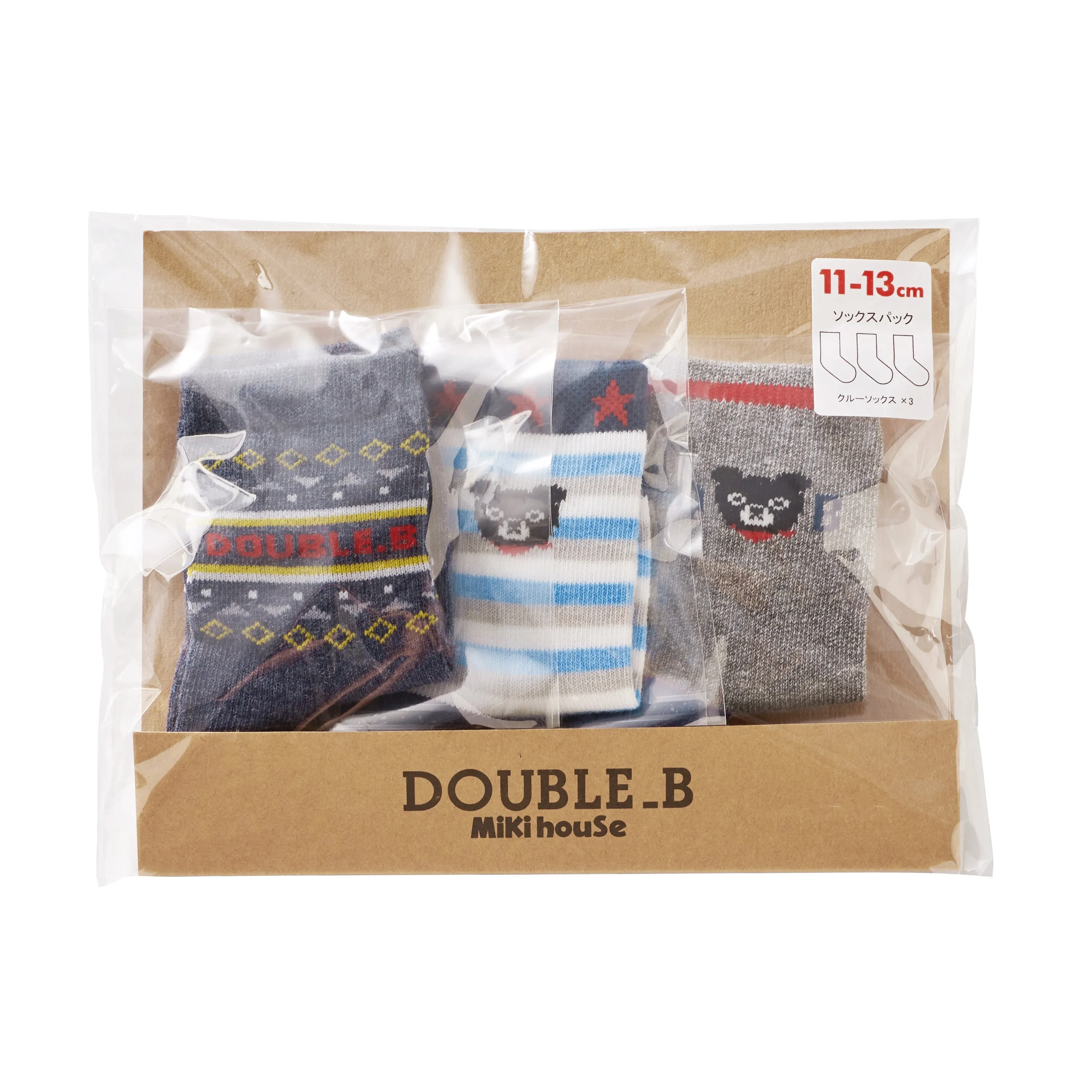 MIKIHOUSE DOUBLE_B SOCKS PACK