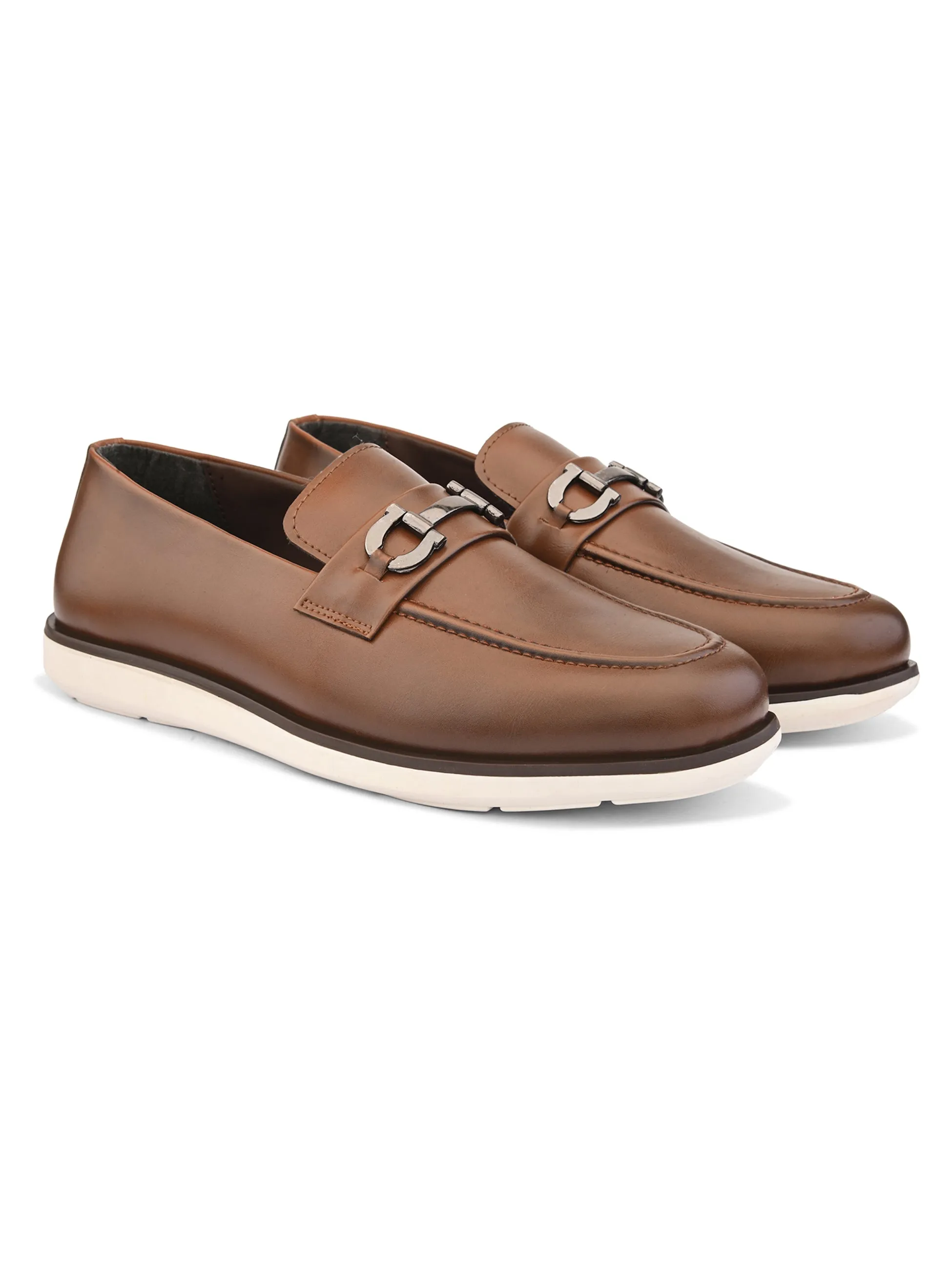 Mirage Tan Buckle Sneakers