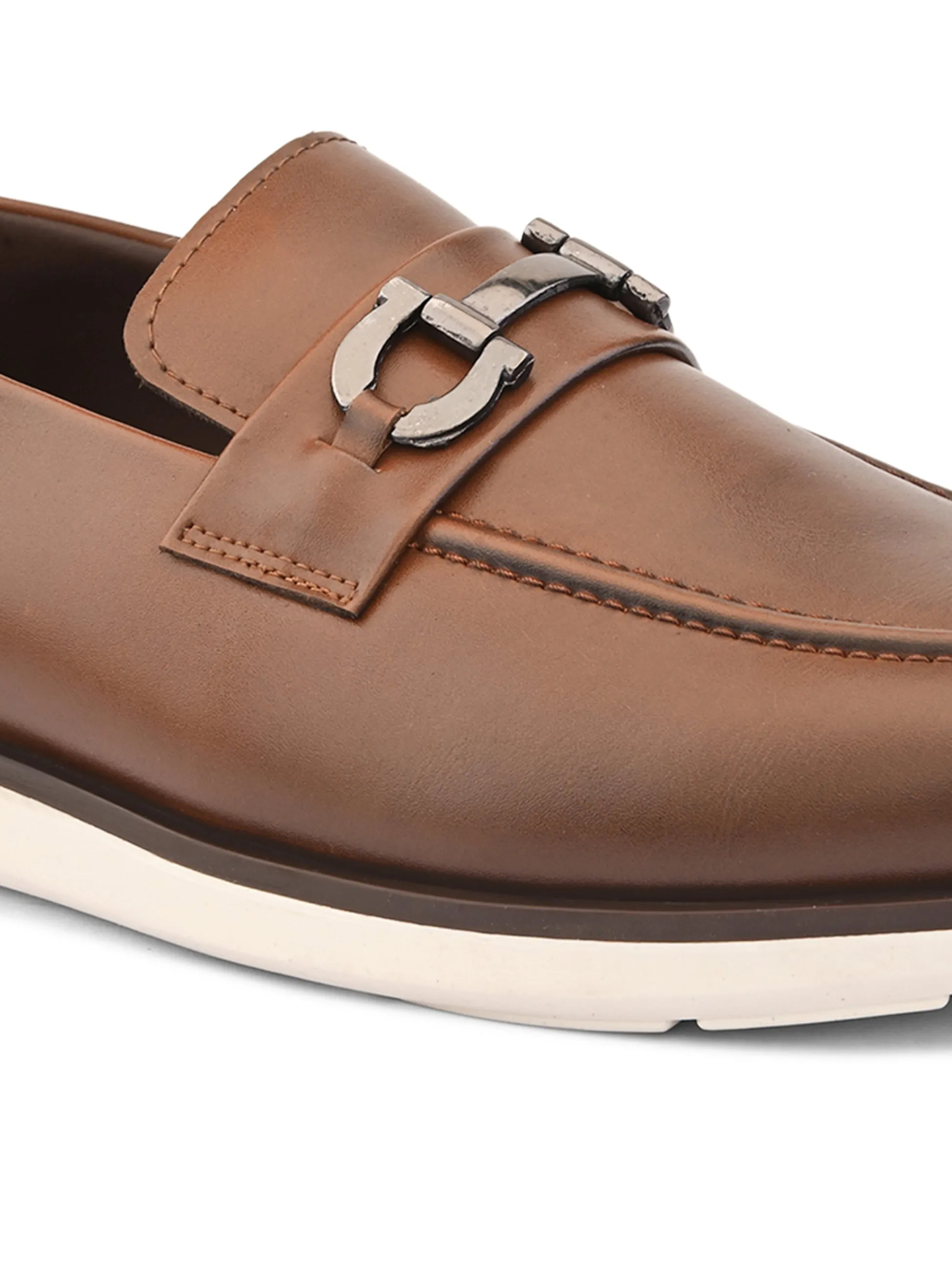 Mirage Tan Buckle Sneakers