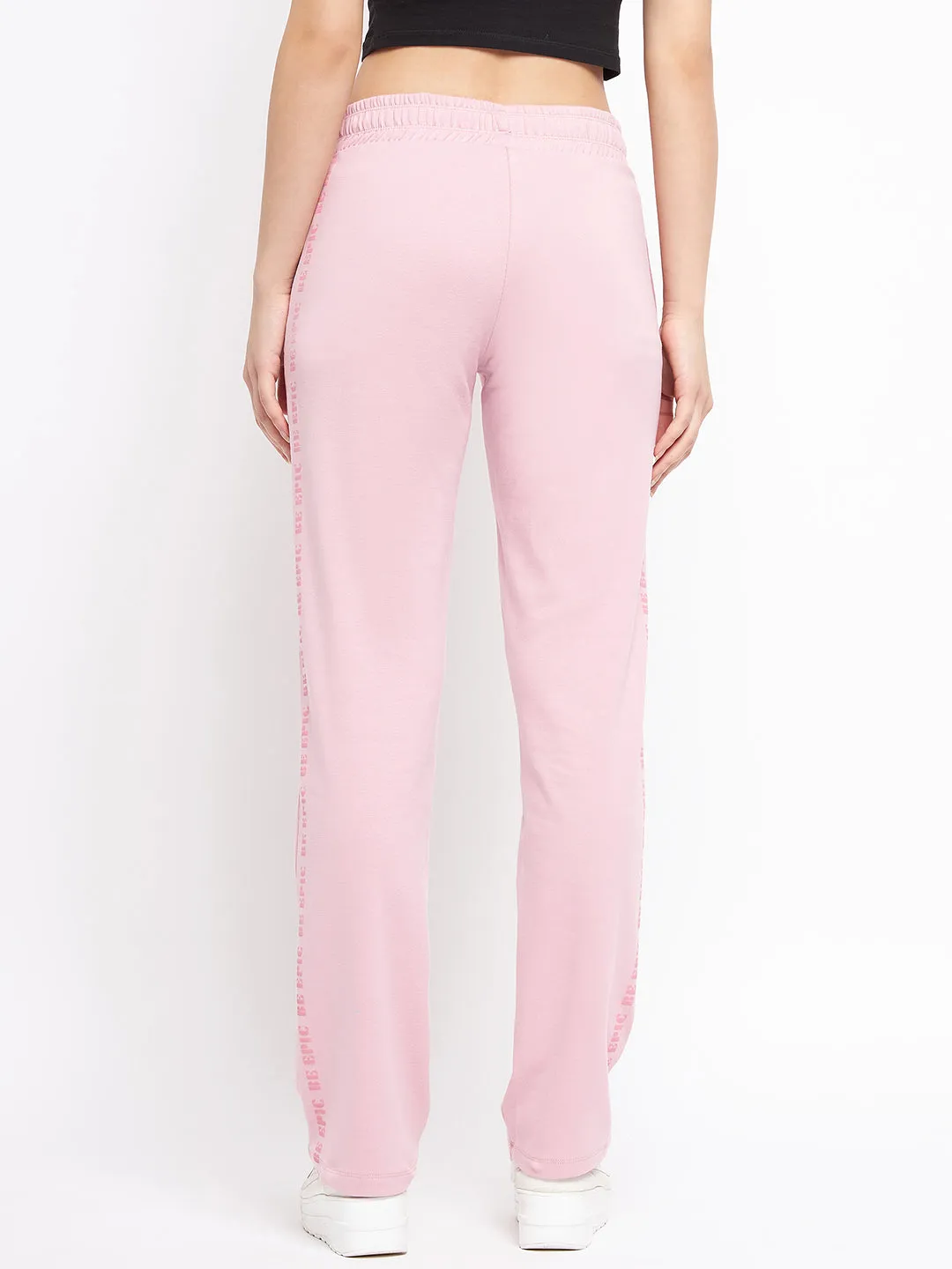 mSECRET Solid Black Trackpants  with pockets